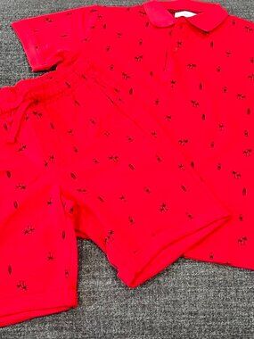 Kids Mango Shorts & Polo set brand new size 9-10